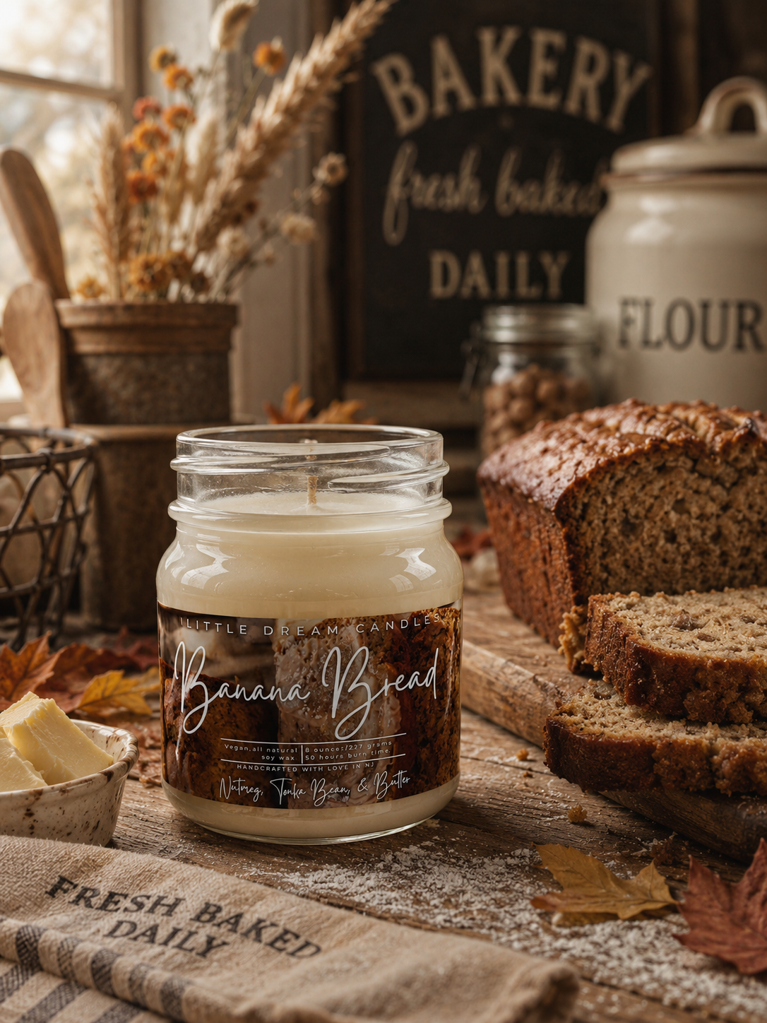 Banana Bread Candle
