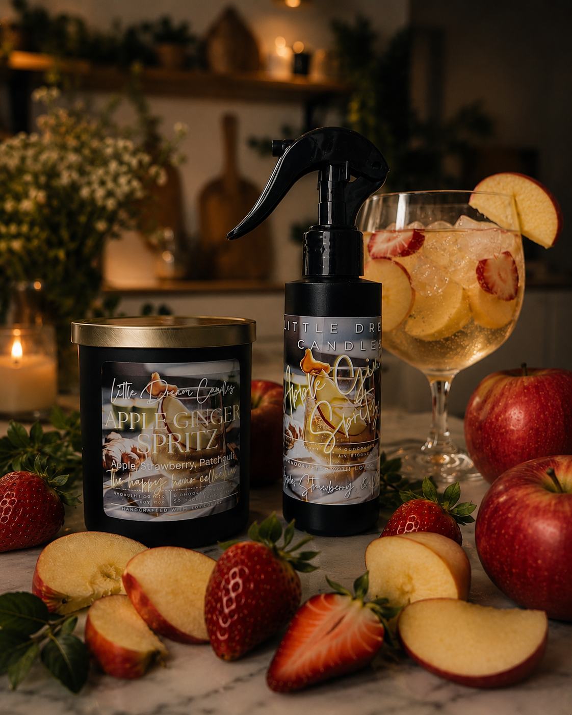 Apple Ginger Spritz Candle