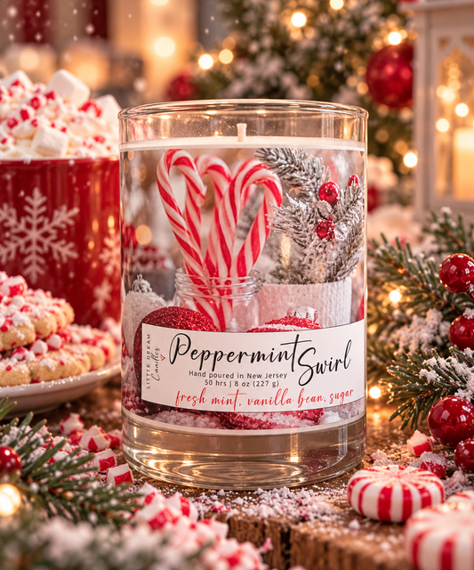Peppermint Swirl Candle