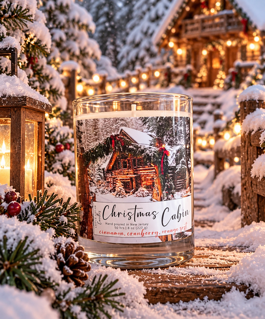 Christmas Cabin Candle