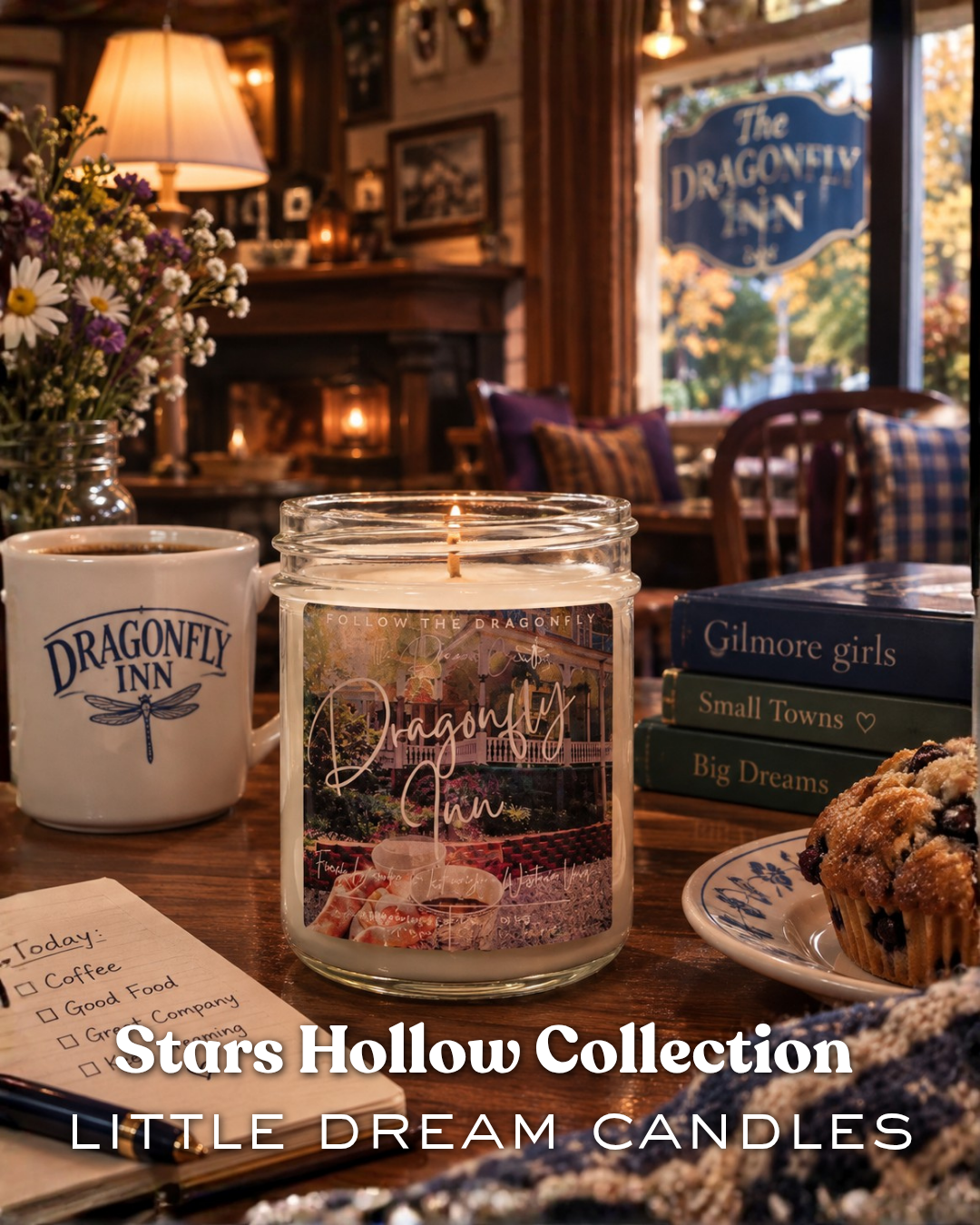 Dragonfly Inn Candle