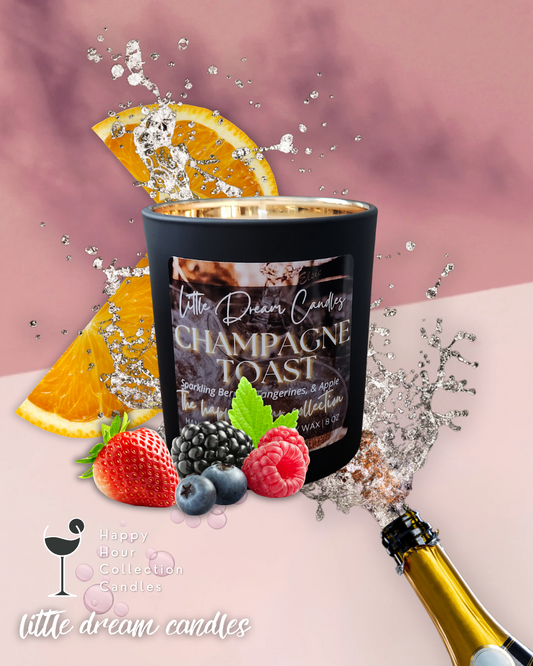 Champagne Toast Candle