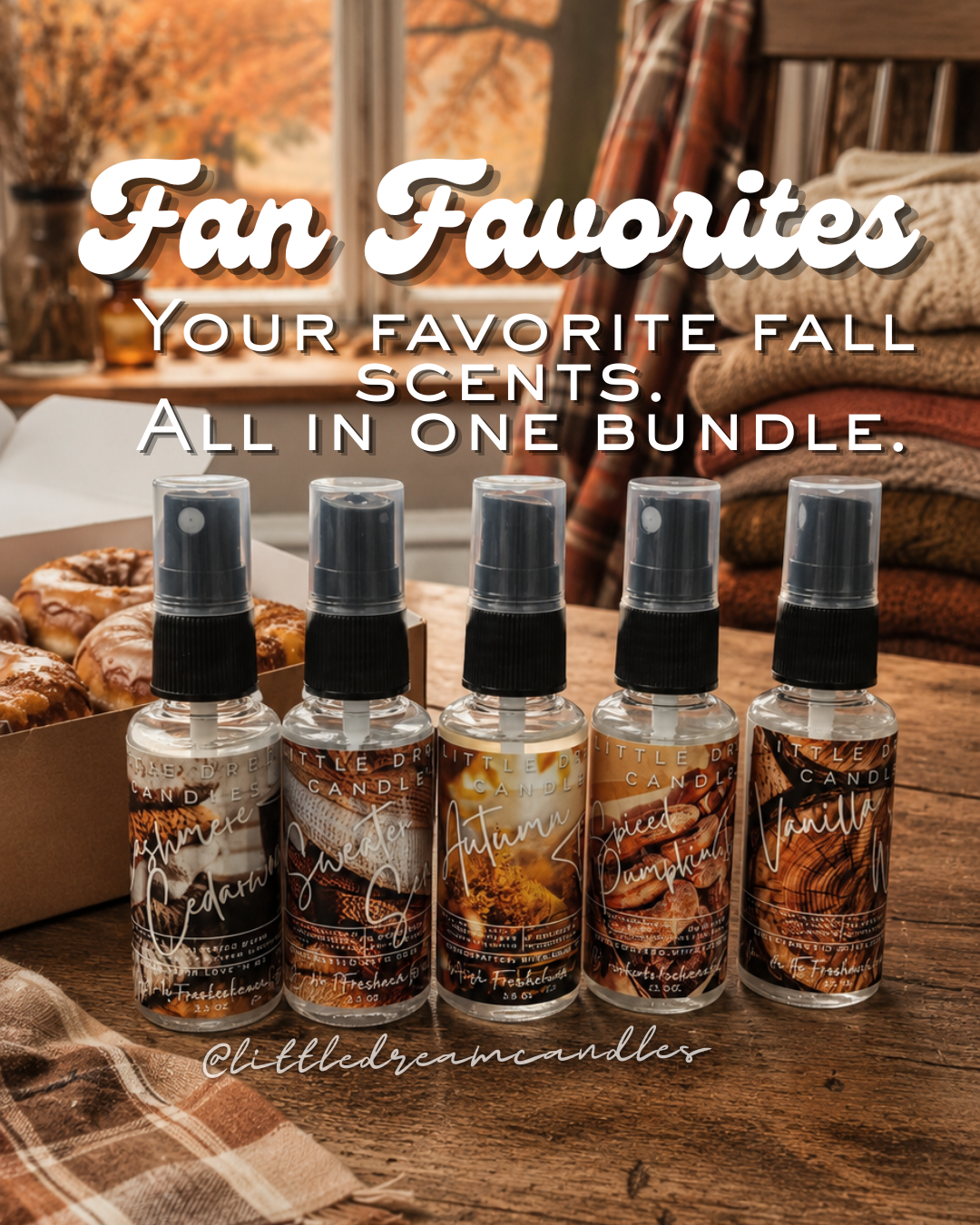 Mini Air Freshener Mist Bundle