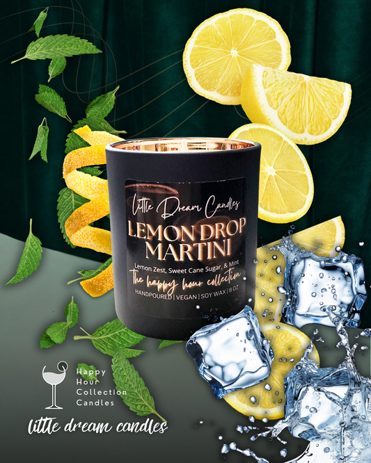 Lemon Drop Martini Candle